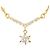 Autre Marque Collana in oro giallo 18K e diamanti