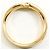 Autre Marque Goldbandring 18K Gelbgold mit Diamant - Ansicht 3