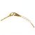 Autre Marque Bracciale con charm in oro giallo 18K e diamanti - vista 3