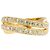 Autre Marque 18K Gelbgold-Bandring mit Diamant