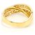 Autre Marque 18K Gelbgold-Bandring mit Diamant - Ansicht 4