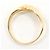 Autre Marque 18K Gelbgold Ringband mit Diamant - Ansicht 2