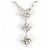 Autre Marque Collana in oro bianco 18K con diamante