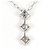 Autre Marque Collana in oro bianco 18K con diamante - vista 3