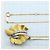 Autre Marque Collana in platino PT900 e oro giallo 18K con diamante - vista 5