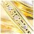 Autre Marque Ehering aus 18K Gelbgold und Platin mit Diamant - Ansicht 2
