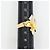 Autre Marque Ehering aus 18K Gelbgold und Platin mit Diamant - Ansicht 6
