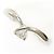 Autre Marque Platin-Ehering mit Diamant