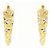 Autre Marque Orecchini a goccia eleganti in oro 18K
