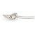 Autre Marque Collar de oro blanco 18K con diamantes marrones - vista 2