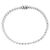Autre Marque Braccialetto con charm in oro bianco 18K e diamanti