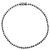 Autre Marque Bracciale con charm in oro bianco 18K con diamante