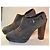 Tod's Botines de ante gris con tacón - vista 2