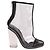 Stivaletti Balmain in tessuto nero