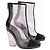 Stivaletti Balmain in tessuto nero - vista 3