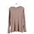 Autre Marque Top de seda Lingua Franca beige