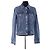 Chaqueta de algodón azul Zadig & Voltaire XS
