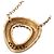 Autre Marque Collana con pendente in oro giallo 18K e diamanti bianchi - vista 4