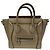 Borsa Céline Nano Luggage in pelle beige