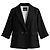 Autre Marque Blazer S Max Mara de mezcla de lino negro
