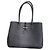 Roseau Longchamp Borsa Tote in Pelle Effetto Canna Croco - Blu