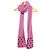 Des Petits Hauts sciarpa rosa in lana e nylon con stelle