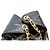 Borsa a tracolla Chanel AS5293 in pelle di vitello nera - vista 8