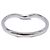 Autre Marque Anillo de banda curva Elsa Peretti Tiffany & Co. de platino - vista 3