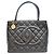 Borsa Tote Chanel Reissue in pelle Caviar nera