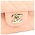 Borsa a tracolla Chanel AO1113 in pelle d'agnello matelassé rosa salmone - vista 7