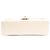 Borsa a tracolla Chanel Coco Small Flap in pelle caviar bianca stile preppy - vista 5