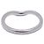 Autre Marque Tiffany & Co. PT950 Elsa Peretti Curved Band Ring - Ansicht 3