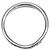 Autre Marque Tiffany & Co. PT950 Elsa Peretti Curved Band Ring - Ansicht 5