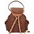 Miu Miu Canvas and Leather Backpack - view 3