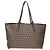Fendi Zucchino Canvas Tote Bag mit Ledergriffen - Ansicht 4