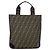 Fendi Borsa Tote Pieghevole Vintage Brown Zucca Canvas Handbag