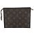 Louis Vuitton Necessaire Vintage Brown Monogram Canvas Poche Toilette 19 - vista 3