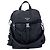 Prada Re Nylon Canvas Rucksack Schultertasche Schwarz mit silberner Hardware
