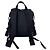 Prada Re Nylon Canvas Rucksack Schultertasche Schwarz mit silberner Hardware - Ansicht 3