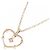 Autre Marque Collana K10 Pink Gold Diamond - vista 4