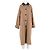 Autre Marque Abrigo de algodón beige