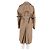 Coperni Trench lungo beige - vista 2