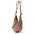 Autre Marque Borsa Boho beige in camoscio - vista 3