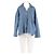 Chloé Stora Blaue Baumwolljacke