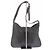 Chanel Borsa media in pelle nera con logo dorato - vista 3