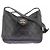 Chanel Borsa in pelle nera con logo dorato