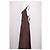 Reformation Braunes Seidenkleid mit V Ausschnitt - Ansicht 3