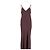 Autre Marque DISSH Maxikleid braun V Ausschnitt
