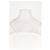 Autre Marque Top cropped branco sem mangas ANEMOS - vista 5