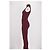 Autre Marque ARMARIUM Maxikleid Bordeaux mit Perlen - Ansicht 3